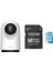 TH300 3mp 2k Ultra Hd 360° Kablosuz Wifi Güvenlik Kamerası + Tecno 64GB 100MB/S Micro Sd Hafıza Kartı ve Adaptörü 1