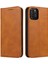 Iphone 15 Için Pro Deri Folio Flip Case Kart ile Tam Koruma Telefon Kılıfı (Yurt Dışından) 1