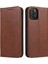 Iphone 14 Için Kılıf Tam Koruma Manyetik Karbon Fiber Deri Folio (Yurt Dışından) 1
