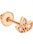 Rose Altın Lotus Çiçek Helix Piercing 2