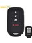 Silikon Anahtar Kılıfı Honda Accord Ex Exl Civic Crv Crz Hrv Pilot Ridgeline Anahtarsız Fob Kabuk Tutucu Koruyucu (Yurt Dışından) 1