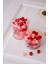 2 Adet Sevgililer Günü Özel Tasarım Kokulu Soya Wax Cam Bardak Kalp Mum Aromaterapi Hediyelik 3