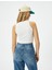 Crop Fitilli Atlet Asimetrik Kesim Bisiklet Yaka 4