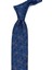 Mavi Çiçek Desen Ince Kravat SK7935 1