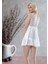 Beyaz Dantelli Saten Gecelik - M-395 5