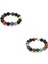 Küre Kesim Multicolor Doğaltaş Kombinli Çocuk-Genç Başarı Bilekliği(2li Set) 1