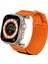 Apple Watch 42MM Krd-99 Hasır Kordon Turuncu 2