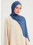 Likralı Penye Viskon Şal 70x180cm - Lacivert 1