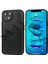 Iphone 12 Ve 12 Pro Uyumlu Siyah Kartlıklı Kılıf Cüzdanlı Akıllı Lüx Kılıf Kadın Erkek Cüzdan Kılıf 7