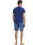 Erkek Pijama Takımı 40513 - Mavi 2