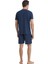 Erkek Pijama Takımı 40547 - Lacivert 2