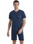 Erkek Pijama Takımı 40547 - Lacivert 4