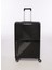 Siyah Unisex 47x74x26 cm Büyük Boy Çekçekli Sert Valiz FAB-5239 1