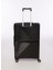 Siyah Unisex 47x74x26 cm Büyük Boy Çekçekli Sert Valiz FAB-5239 3
