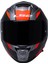 Storm 2 Racer Full Face Motosiklet Kaskı Şeffaf + Siyah Vizörlü 4