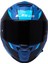 Storm 2 Racer Full Face Motosiklet Kaskı Siyah Vizörlü 4