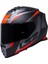 Storm 2 Racer Full Face Motosiklet Kaskı Siyah Vizörlü 3