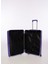 Mor Unisex 47x74x26 cm Büyük Boy Çekçekli Sert Valiz FAB-5239 5
