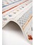 Colors 7801 Multi Iskandinav Desenli Renkli Hav Toz Vermez Mutfak Yolluk Kesme Dekoratif Halı 100 x 150 5