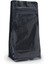 Parlak Siyah Flat Bottom Kilitli Torba 12X22,5+4 cm 250 gr 100 Adet 1
