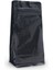 Parlak Siyah Flat Bottom Kilitli Torba 14 x 38+4 cm 1000 gr 100 Adet 1