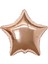 18 inç Rose Gold Renk Yıldız Şekilli Folyo Balon 1