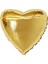 18 inç Gold Renk Kalp Şekilli Folyo Balon 1