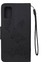 Xiaomi Poco M3-Black Için Baskı Kelebek Desen Deri Cüzdan Telefon Kabuğu (Yurt Dışından) 3
