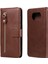 Xiaomi Poco X3/poco X3 Nfc-Brown Için Fermuar Cep Deri Cüzdan Standı Çantası (Yurt Dışından) 1