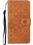 Xiaomi Redmi Için Note 11 5g (Çin) (Mediatek)/not 11T 5g/not 11S 5g Manyetik Kıta Dışında Etnik Stil Çiçek Cüzdan Pu Deri Kabuk-Brown (Yurt Dışından) 2