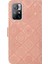 Xiaomi Redmi Için Not 11 5g (Çin) (Mediatek)/not 11T 5g/not 11S 5g Manyetik Toka Izi Etnik Tarzı Çiçek Cüzdan Pu Deri Kabuk-Pembe (Yurt Dışından) 4