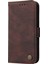 Anti-Drop Pu Deri Cüzdan Stand Kapak Telefon Kılıfı Xiaomi Redmi Için Ağaç Desen Metal Düğmesi Dekor Not 11 4g (Mediatek)/10 4g (2021)/10 2022 4g/10 Prime-Brown (Yurt Dışından) 3