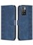 Xiaomi Için Redmi Note 11 4g (Mediatek)/redmi 10 4g (2021)/REDMI 10 2022 4g/10 Prime Baskı Deskesi Cüzdan Stand Telefon Deri Kılıf Mavisi (Yurt Dışından) 1