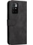 Anti Drop Pu Deri Cüzdan Stand Kapak Telefon Kılıfı Xiaomi Için Redmi Için Ağaç Desen Metal Düğmesi Dekoru Not 11 4g (Mediatek)/10 4g (2021)/10 2022 4g/10 Prime-Black (Yurt Dışından) 4
