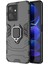 Xiaomi Redmi Için Note 12 4g Tpu+Pc Telefon Kapak Halkası Tutucu Kickstand Telefon Vaka Black (Yurt Dışından) 1