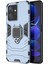 Xiaomi Için Redmi Note 12 4g Tpu+Pc Telefon Kapak Halkası Tutucu Kickstand Telefon Vaka-Mavisi (Yurt Dışından) 1