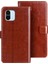 Xiaomi Için Redmi A2 4g/a1 4g Stand Telefon Kılıfı Folio Manyetik Pu Cüzdan Telefon Kapak-Kahverengi (Yurt Dışından) 1