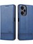 Xiaomi Için Redmi Note 12 Turbo/poco F5 5g Cüzdan Telefon Kılıfı Pu Deri Anti-Drop Stand Kapak-Blue (Yurt Dışından) 1