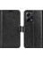 Xiaomi Redmi Için Note 12 Pro+ 5g Çılgın At Doku Kılıfı Deri Cüzdan Stand Kapağı-Siyah (Yurt Dışından) 1
