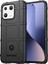 Xiaomi Için Koruyucu Kabuk 13 Engebeli Kare Doku Doku Çarpışmasına Dayanıklı Tpu Kapak Telefon Kılıfı-Siyah (Yurt Dışından) 1
