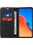 Xiaomi Redmi Için 12 4g Rfıd Engelleyen Telefon Kılıfı Cüzdan Standı Pu Deri Flip Kapak-Siyah (Yurt Dışından) 2