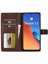 Xiaomi Redmi Için 12 4g Pu Deri Flip Telefon Kasası Buzağı Doku Cüzdan Stand Kapağı-Kahverengi (Yurt Dışından) 2