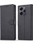 Xiaomi Redmi Için 12 4g Pu Deri Flip Telefon Kasası Buzağı Doku Cüzdan Stand Kapağı-Siyah (Yurt Dışından) 1