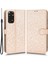 Xiaomi Redmi Için Not 11 4g (Qualcomm)/not 11S 4g Nokta Desen Baskılı Pu Deri+Tpu Stand Cüzdan Telefon Kapağı Folio Flip Case-Rose Gold (Yurt Dışından) 1