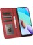 Çizgiler Basılı Pu Deri Deri Touch Cüzdan Standı Kılıf Telefon Kapak Kabuğu Xiaomi Redmi Note 11 Pro 5g (Çin) (Mediatek)/note 11 Pro+ 5g-Kırmızı (Yurt Dışından) 4