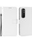 Xiaomi Mi Için Note 10 Lite Elmas Doku Katlama Standı Pu Deri Kılıf Manyetik Kapanma Cüzdan Strap-White ile Kapak Kapağı (Yurt Dışından) 1