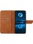 Xiaomi Redmi Için HT05 Pu Deri Telefon Kılıfı Not 12 4g Baskılı Çizgi Cüzdan Stand Cilt Touch Cover-Brown (Yurt Dışından) 2