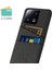 Xiaomi 13 Pro 5g Kumaş Doku Çift Kart Yuvaları Telefon Kılıfı Damla Koşullu Arka Kapak-Siyah (Yurt Dışından) 2