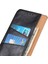 Xiaomi Için Redmi 10A Çılgın At Doku Anti Drop Bölünmüş Deri Kabuk Cüzdan Stand Fonksiyon Cep Telefonu Kılıf Black (Yurt Dışından) 3