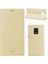 Dmx Çapraz Doku Deri Deri Flip Kapak Xiaomi Redmi Not 9s/not 9 Pro/not 9 Pro Max-Gold (Yurt Dışından) 1